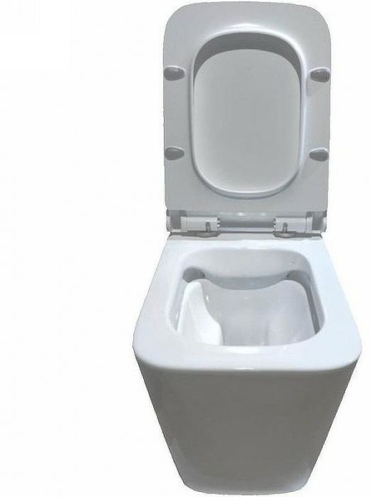 Унитаз Ceruttispa Maiella Aria MW CT9164 подвесной Белый матовый с сиденьем Микролифт