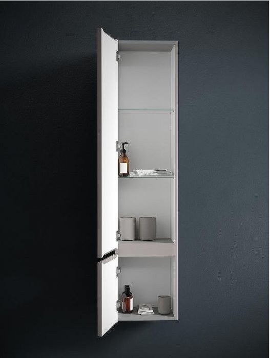 Шкаф пенал Sancos Very 35 L PVR35LSM подвесной Doha Soft