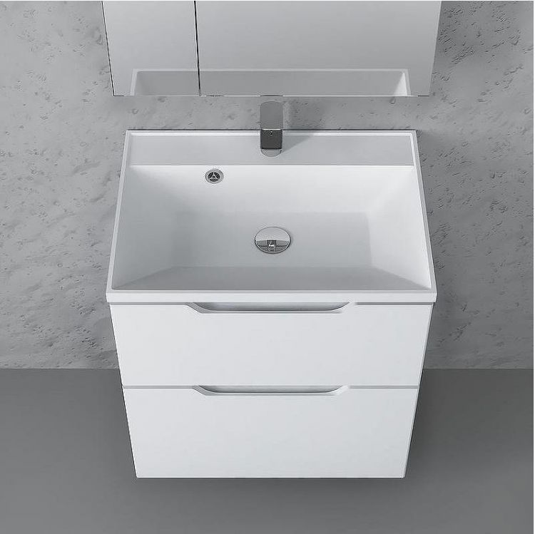 Тумба под раковину Raval Wector 60 Wct.01.60/P/W/MD подвесная Белая