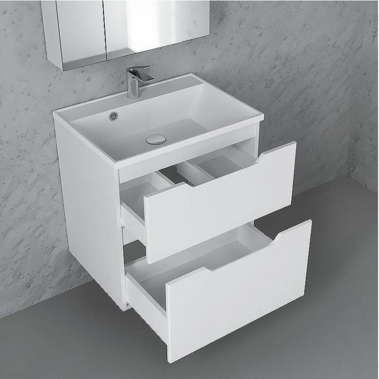 Тумба под раковину Raval Wector 60 Wct.01.60/P/W/MD подвесная Белая