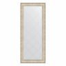 Зеркало EVOFORM  EXCLUSIVE-G FLOOR BY 6336 85x205 виньетка серебро 109 мм пристенное напольное с гравировкой в багетной раме