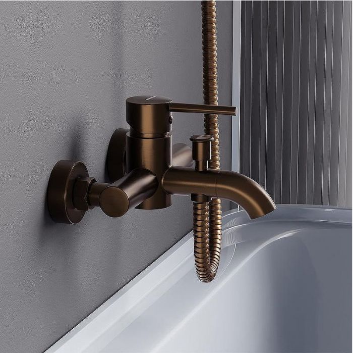 Смеситель для ванны Damixa Scandinavian Pure 361000500 Розовое золото