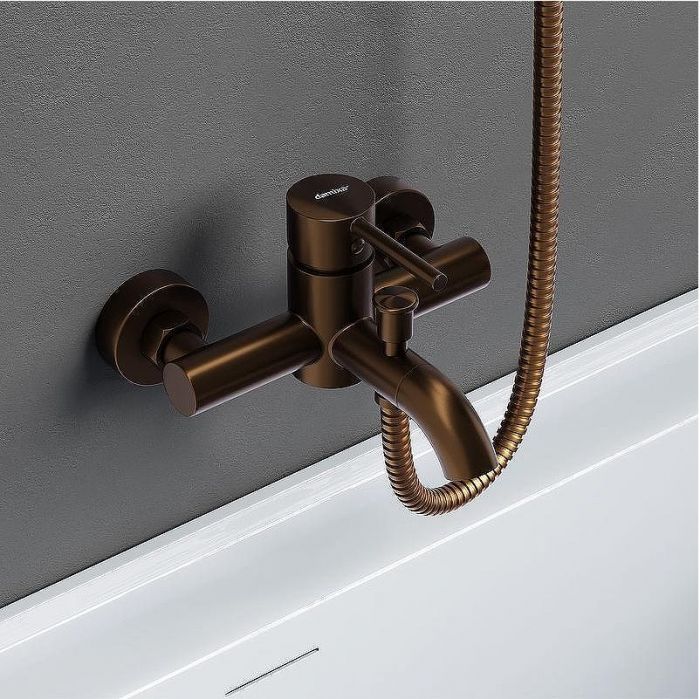 Смеситель для ванны Damixa Scandinavian Pure 361000500 Розовое золото