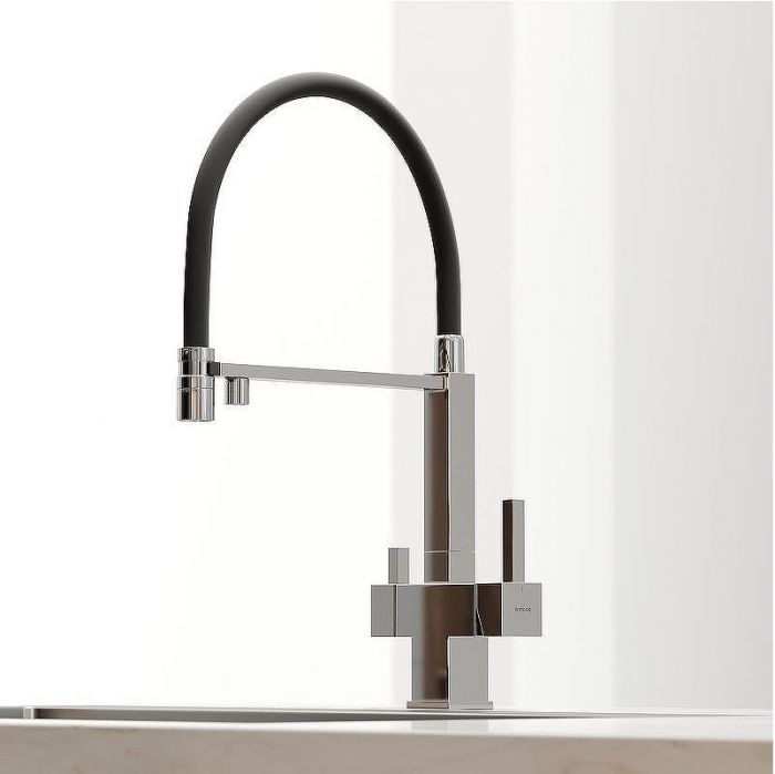 Смеситель для кухни Sancos Moro SC4006CH Хром Черный