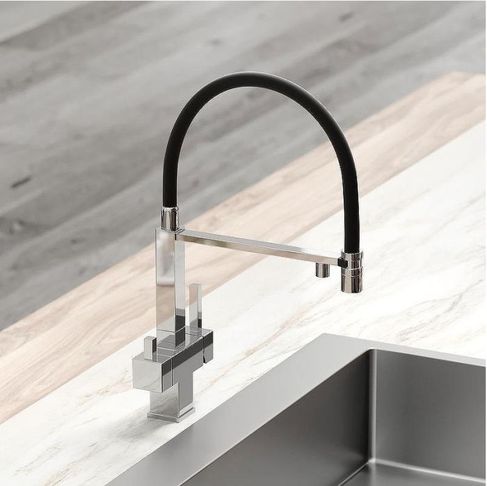 Смеситель для кухни Sancos Moro SC4006CH Хром Черный