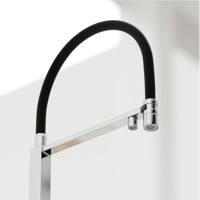 Смеситель для кухни Sancos Moro SC4006CH Хром Черный