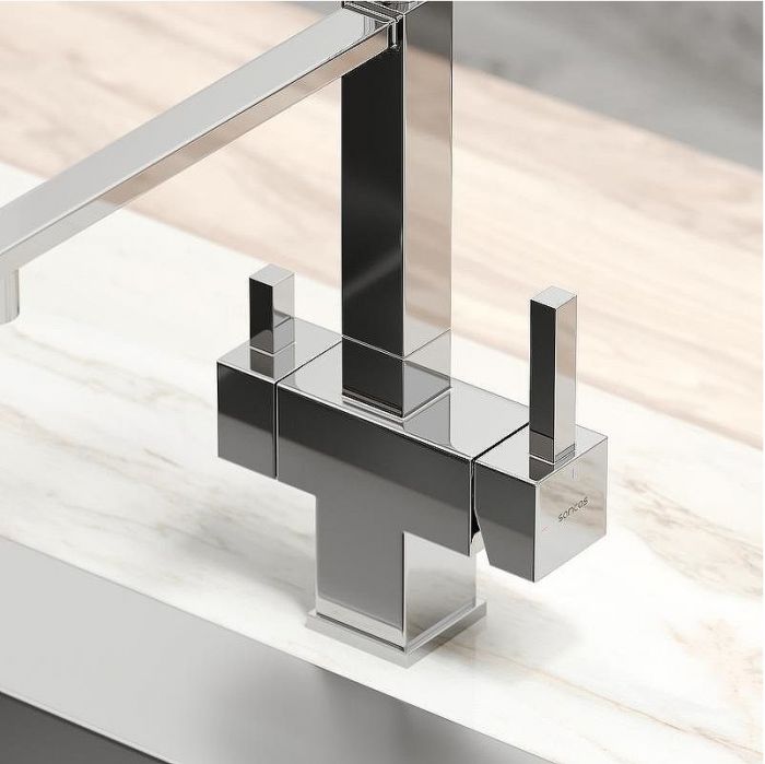 Смеситель для кухни Sancos Moro SC4006CH Хром Черный