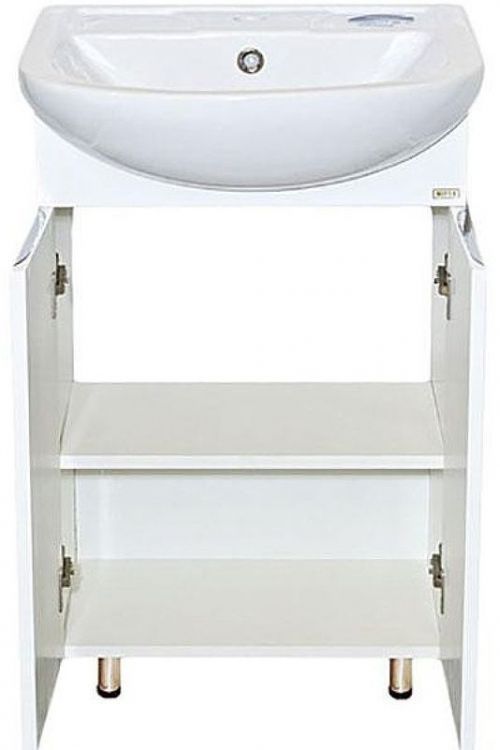 Тумба с раковиной Misty Лаванда 50 УТ000000084 Белая