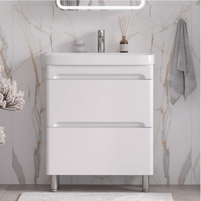 Тумба под раковину Equil Nice 60 tnNICE60.2Y-05 цвет Белый