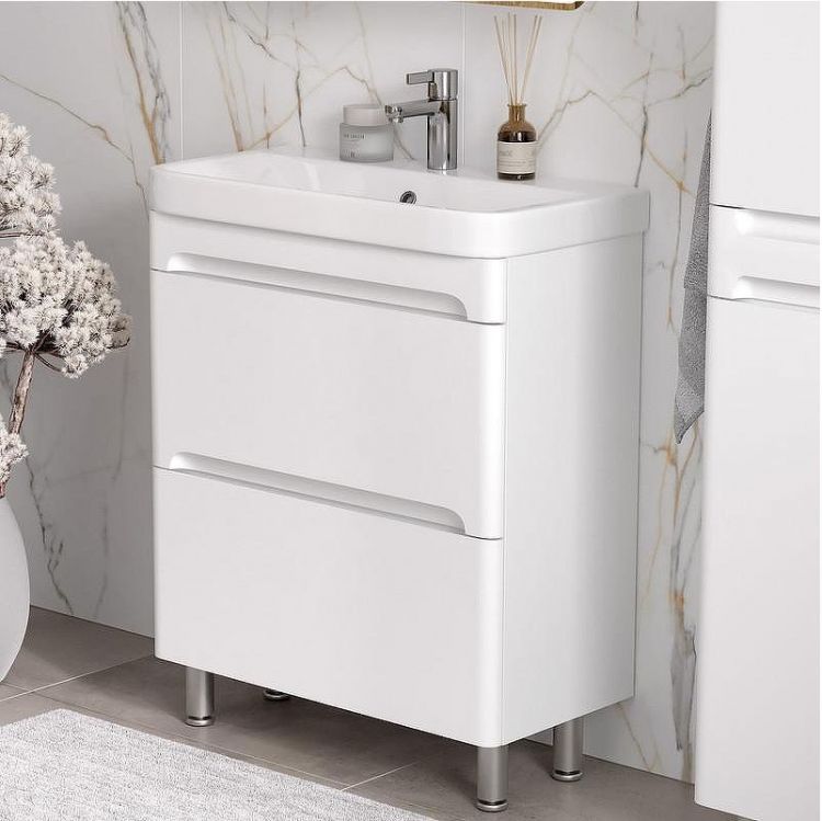 Тумба под раковину Equil Nice 60 tnNICE60.2Y-05 цвет Белый