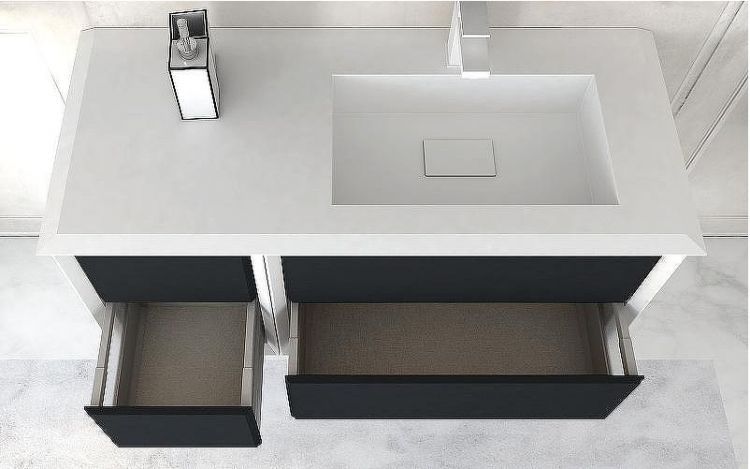 Тумба Cezares Bellagio 35 54718 подвесная Grafite