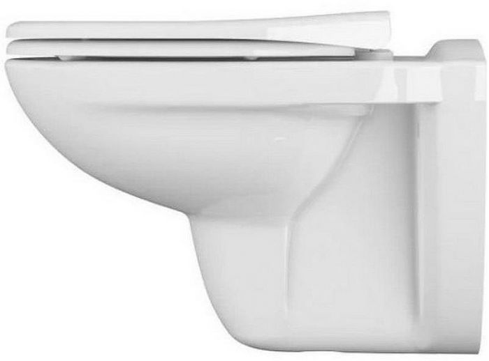 Комплект унитаза с инсталляцией Vitra Normus 9773B003-7201 с сиденьем Микролифт и Белой глянцевой клавишей смыва