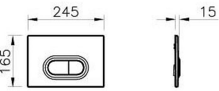 Комплект унитаза с инсталляцией Vitra Normus 9773B003-7201 с сиденьем Микролифт и Белой глянцевой клавишей смыва