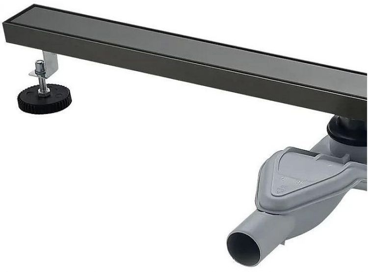 Душевой лоток Grocenberg 90 T900BG с решеткой Графит / под плитку