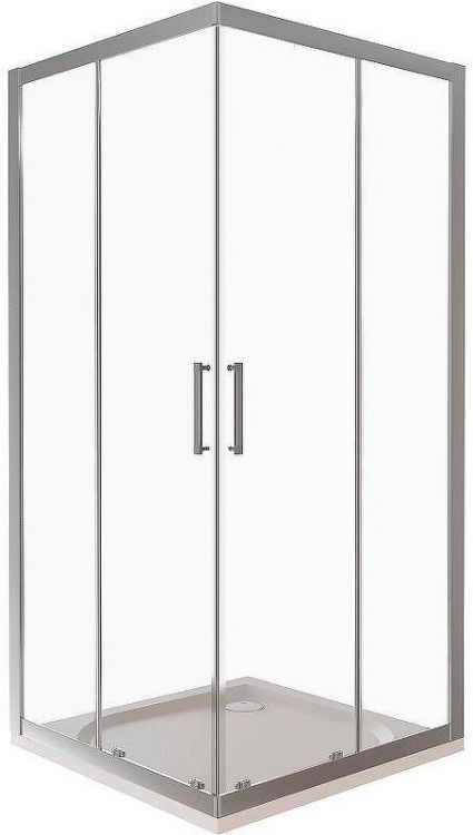 Душевой уголок Good Door Latte CR-90-C-WE 90x90 профиль Белый стекло прозрачное