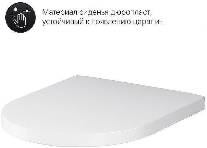 Комплект унитаза с инсталляцией AM.PM Sense FlashClean IS110138.741701 с сиденьем Микролифт и Черной матовой клавишей смыва
