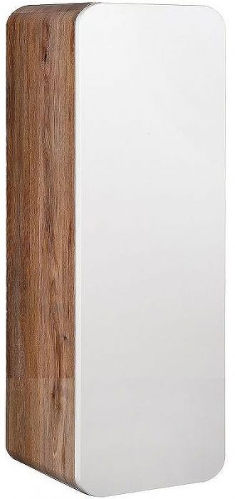 Подвесной шкаф Runo Ницца 35 R 00-00002127 Темное дерево Белый