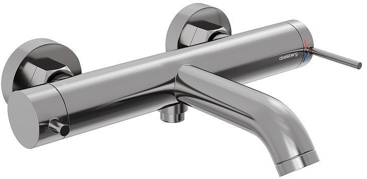 Смеситель для ванны Abelsberg Fluida ERF22516CH цвет Глянцевый хром