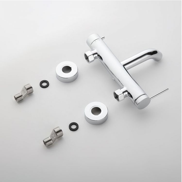 Смеситель для ванны Abelsberg Fluida ERF22516CH цвет Глянцевый хром