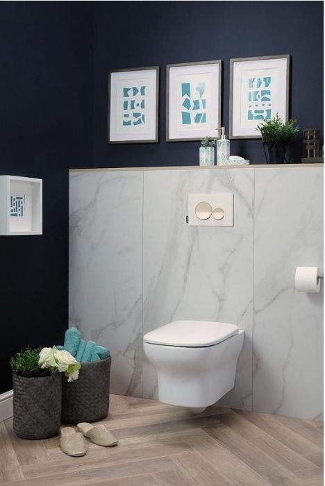 Комплект унитаза с инсталляцией Jacob Delafon Vox E21747RU-BL с сиденьем Микролифт и Черной матовой клавишей смыва