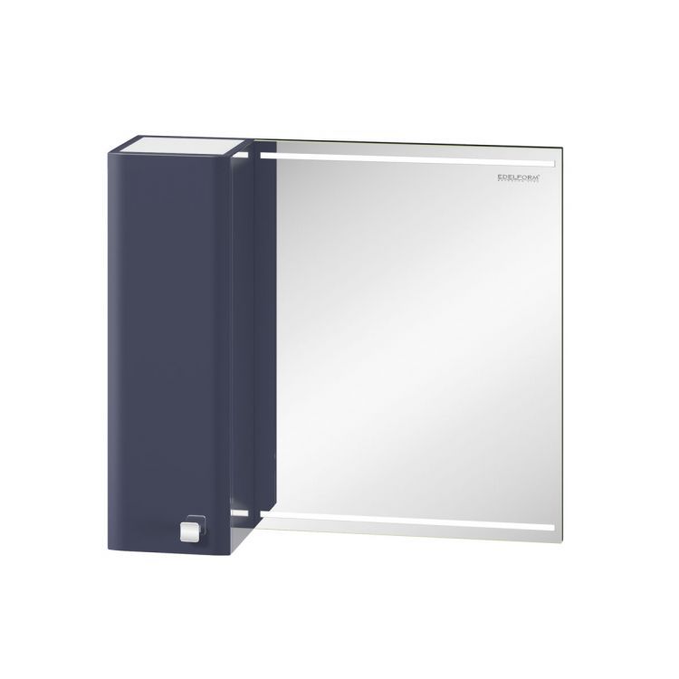 Шкаф зеркальный Edelform Нота 75, серый [2-620-20-S]