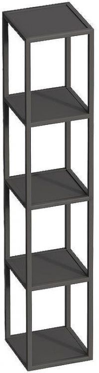 Полка Cezares Cadro 30 CADRO-30/30/160-4C-SO-MET-ST Черная матовая