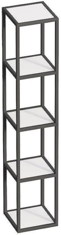 Полка Cezares Cadro 30 CADRO-30/30/160-4C-SO-MET-ST Черная матовая