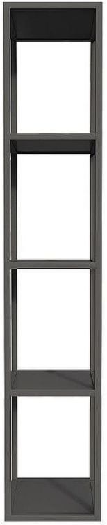 Полка Cezares Cadro 30 CADRO-30/30/160-4C-SO-MET-ST Черная матовая