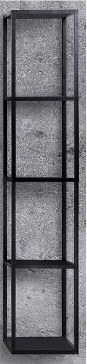 Полка Cezares Cadro 30 CADRO-30/30/160-4C-SO-MET-ST Черная матовая