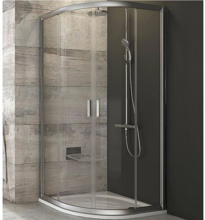 Душевой уголок Ravak Blix BLCP4-90 90x90 3B270U00Z1 профиль Сатин стекло Transparent