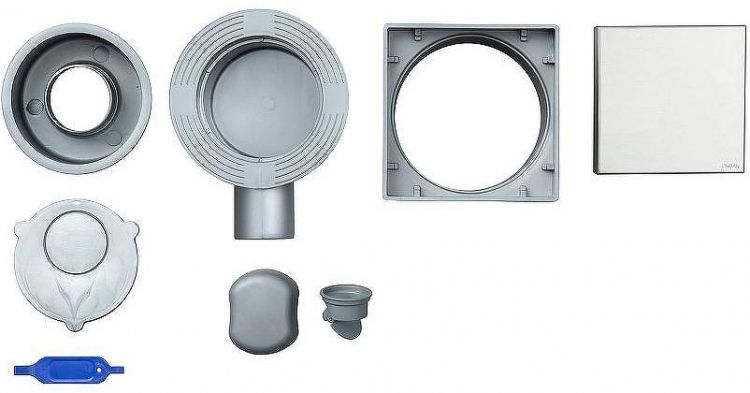 Душевой трап Logan L005-150 306896 с решеткой Нержавеющая сталь / под плитку