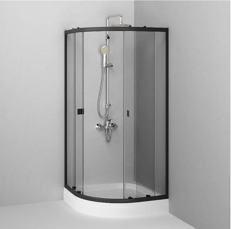 Душевой уголок AM.PM X-Joy Twin Slide 80х80 W88E-205-080BT64 профиль Черный матовый стекло прозрачное Душевой уголок AM.PM X-Joy Twin Slide 80х80 W88E-205-080BT64 профиль Черный матовый стекло прозрачное