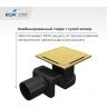 Душевой трап RGW Drain Leo-02-10Gb 60210210-06 с решеткой Золото брашированное / под плитку Душевой трап RGW Drain Leo-02-10Gb 60210210-06 с решеткой Золото брашированное / под плитку