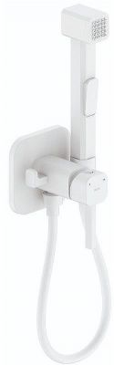 Гигиенический душ со смесителем Iddis Axes 004WTS0i08 Белый матовый