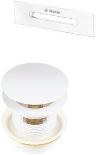 Донный клапан Deante KYY_A10B click-clack Белый