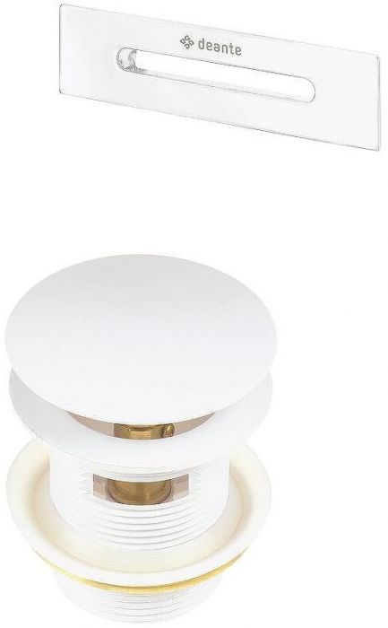 Донный клапан Deante KYY_A10B click-clack Белый