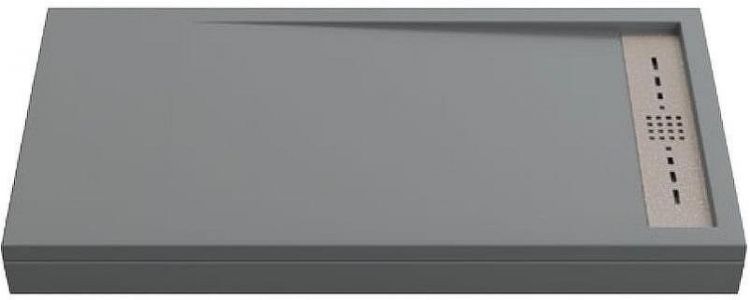 Душевой поддон из искусственного камня Creto Scala 100x90 3-0007 Серый