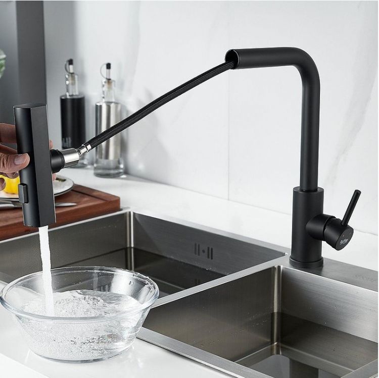 Смеситель для кухни Raffine F203H цвет Черный Смеситель для кухни Raffine F203H цвет Черный