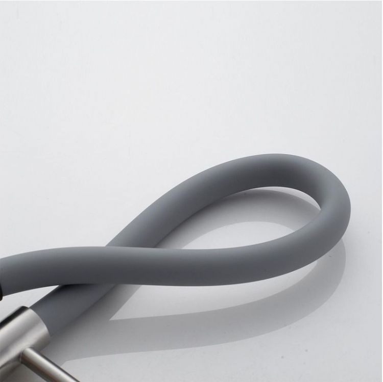 Смеситель для кухни Shevanik S123L-9 цвет Сатин Серый Смеситель для кухни Shevanik S123L-9 цвет Сатин Серый