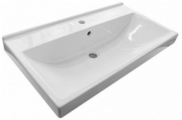 Тумба с раковиной Comforty Осло 80 00-00000836 подвесная Бетон светлый
