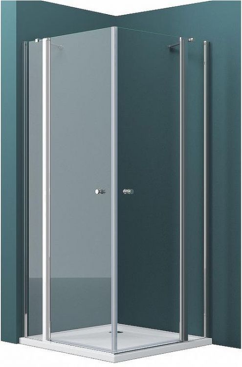 Душевой уголок BelBagno Etna 80х90 ETNA-AH-22-80/90-C-Cr профиль Хром стекло прозрачное