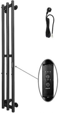 Электрический полотенцесушитель Altasan Арго 120х17 Арго12017ЧМ Черный муар