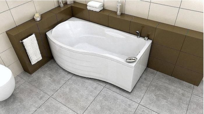 Акриловая ванна BellSan Милен 170x90 R 4627171531605 без гидромассажа