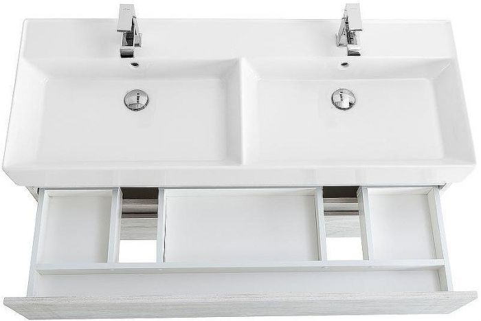 Тумба под раковину Cezares Molveno 46 120 MOLVENO 46-120-2C-SO-2-LB подвесная Legno Bianco