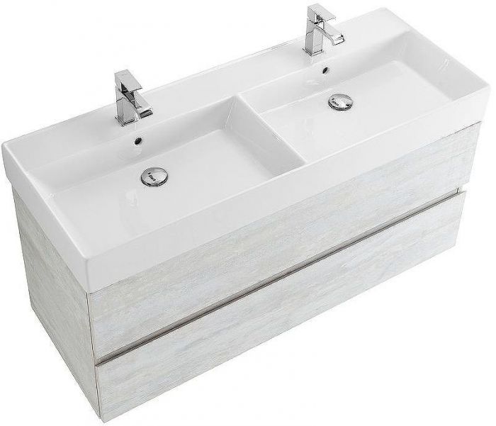 Тумба под раковину Cezares Molveno 46 120 MOLVENO 46-120-2C-SO-2-LB подвесная Legno Bianco