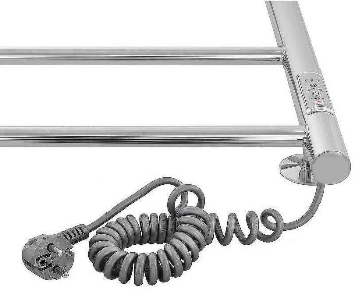 Электрический полотенцесушитель Energy Round Modus 800x500 EETRROUNDM805000000 с полкой Хром