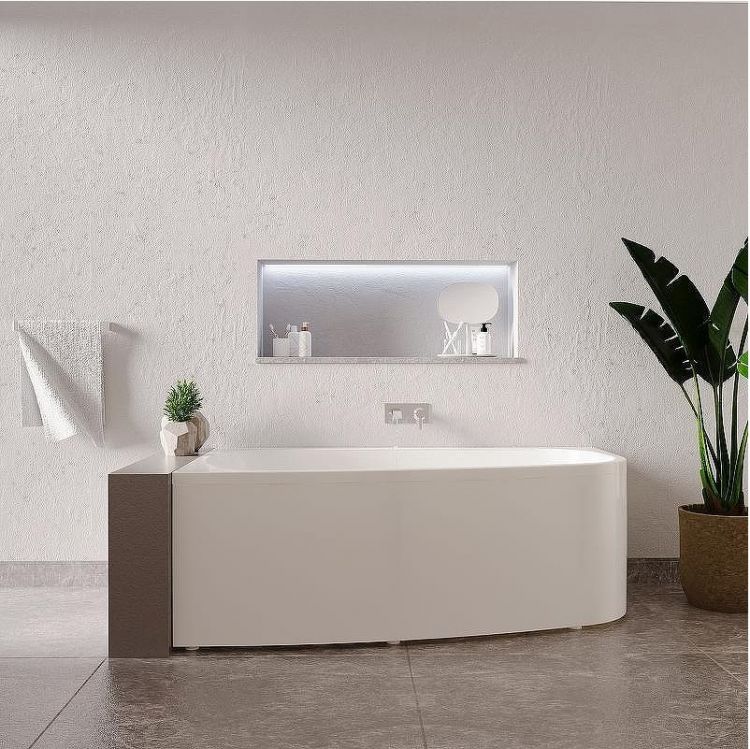 Акриловая ванна Radomir Рона 168x95 L 1-01-0-1-1-344 без гидромассажа