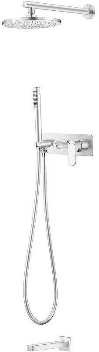 Душевая система Boheme Spectre 454-2-MW Белая матовая