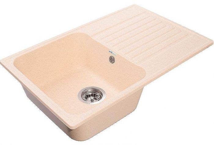 Кухонная мойка GranFest Quarz GF-Z78 Бежевая