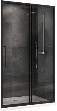 Душевая дверь Abber Schwarzer Diamant 170 AG30170BH профиль Черный стекло прозрачное